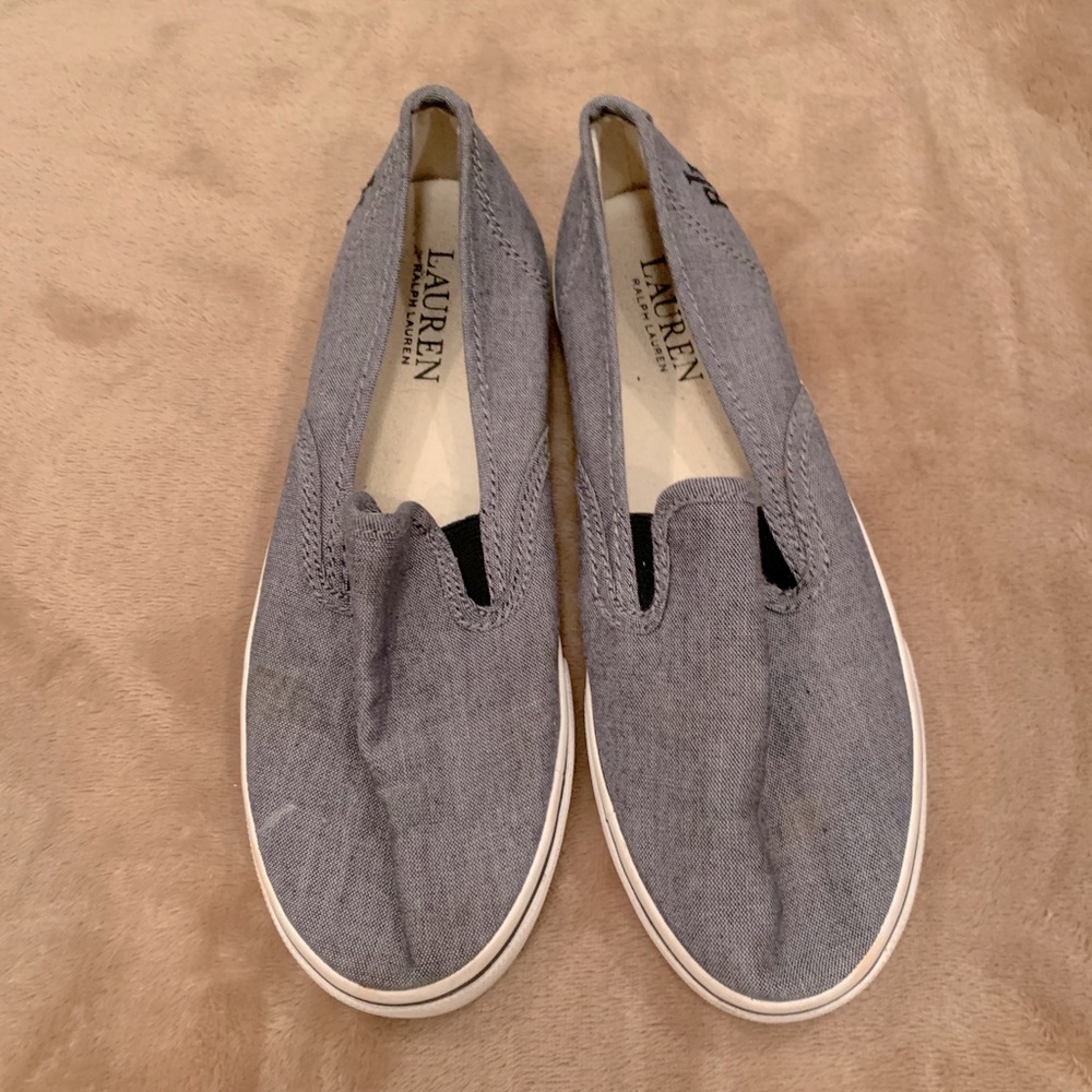 Ralph Lauren Janis Fabric Slip-on Sneakers